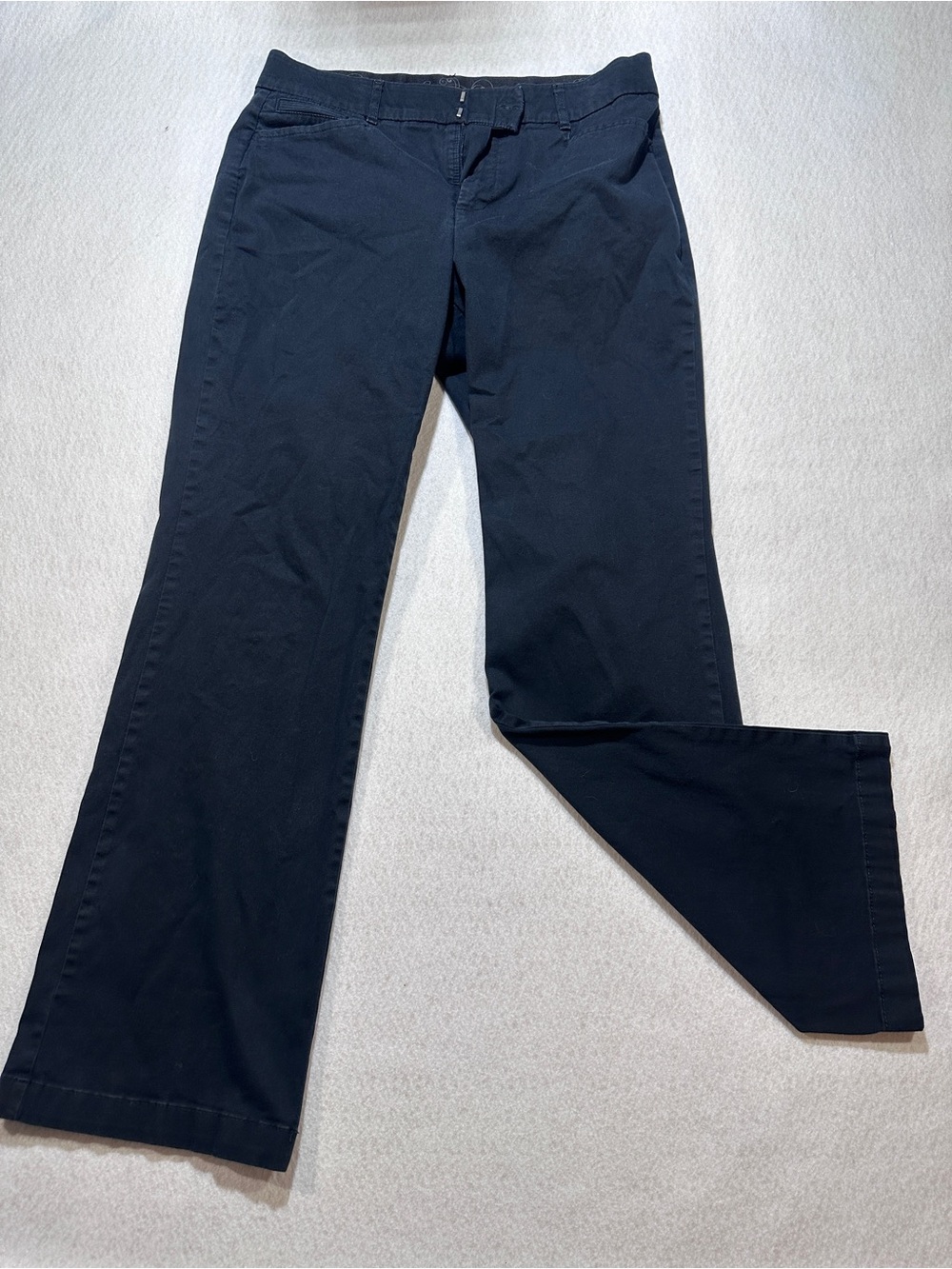 JM Collection Dark Navy Wide-Leg Jeans size 10
